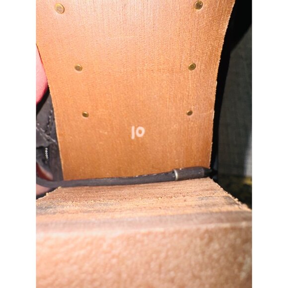 Sam Edelman Millard Lace-Up Boots Black Suede Ankle Bootie 10 Boho Cottage Core - Picture 13 of 14